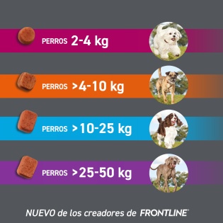 FRONTPRO 4-10KG 28MG MASTICABLE
