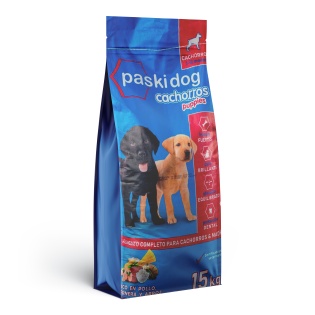 PASKI DOG CACHORROS 15 KG 